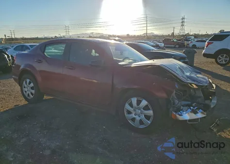 2014 Dodge Avenger Se from USA, damaged, VIN 1C3CDZAB2EN233432